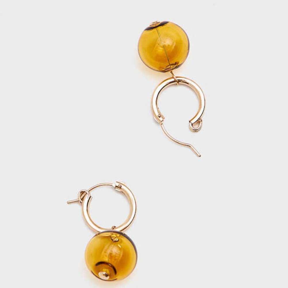 SOLD - WOLF CIRCUS TARYN EARRINGS IN GOLD - Picture 2 of 3